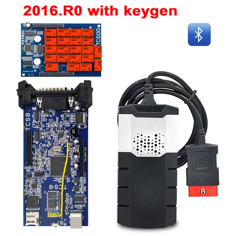 2020 NEC Реле tcs CDP Bluetooth 2016 R0 keygen DS150 DS150E pro с bluetooth для белобочка obd2 инструменту