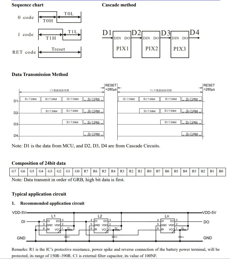 DC5V WS2813C чип смарт встроенный IC адресуемый 5050