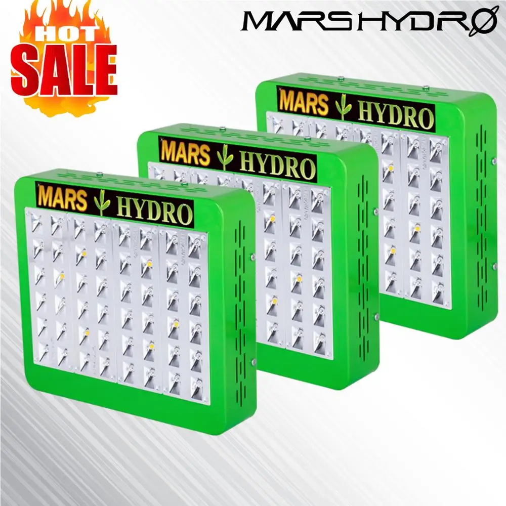 3 шт. Mars Hydro Reflector 300 Вт Светодиодный светильник для выращивания растений с | Фитолампы -32602410988