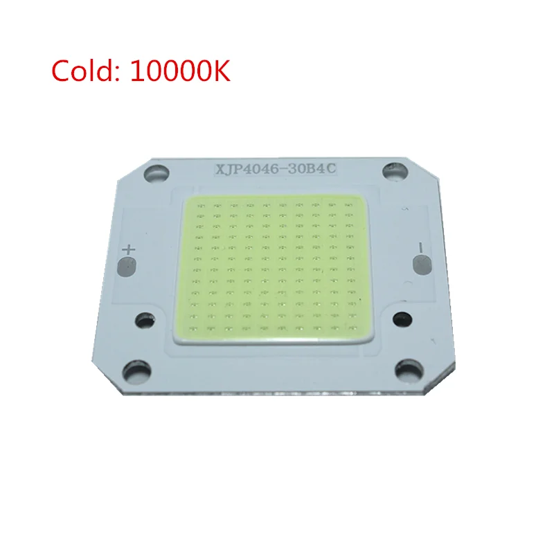 Светодиодный COB чип высокой мощности полная мощность 4640 переменного тока 50W 12V 3600MA светодиодный лампы 6000LM розовый 3000k 6000K 10000K высокой мощности для прожектора - Испускаемый цвет: Холодный белый
