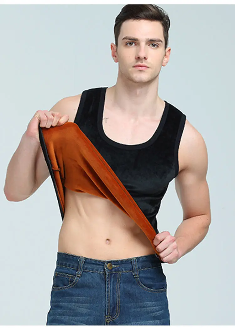 2019 мужское термобелье осень зима теплый жилет удобная мягкая одежда для мужчин