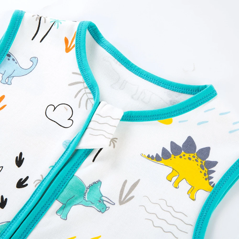Baby Sleeping Bag Cotton Gauze Sleeveless Vest Newborn Child Anti-kick By The Baby Summer Thin Air-conditioned Room Full Moon 5