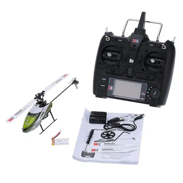 XK K100 6CH 3D 6G System Remote Control Toy Brushless Motor RC Helicopter 120m Remote Control Distance RC Helicopter Toy for Kid