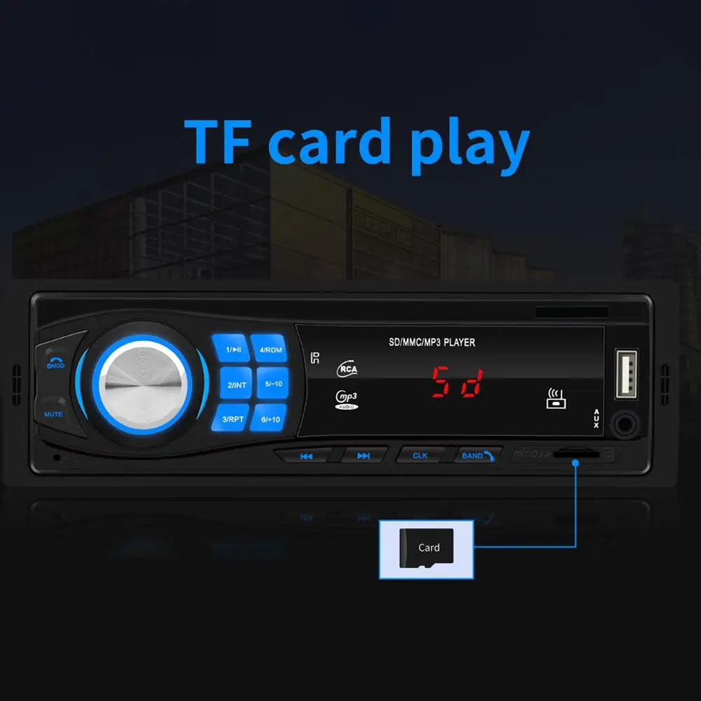 Dragonpad SWM-8013 1DIN12V Bluetooth стерео Авто радио в тире FM Aux вход приемник SD USB MP3 MMC WMA автомобильный аудио плеер