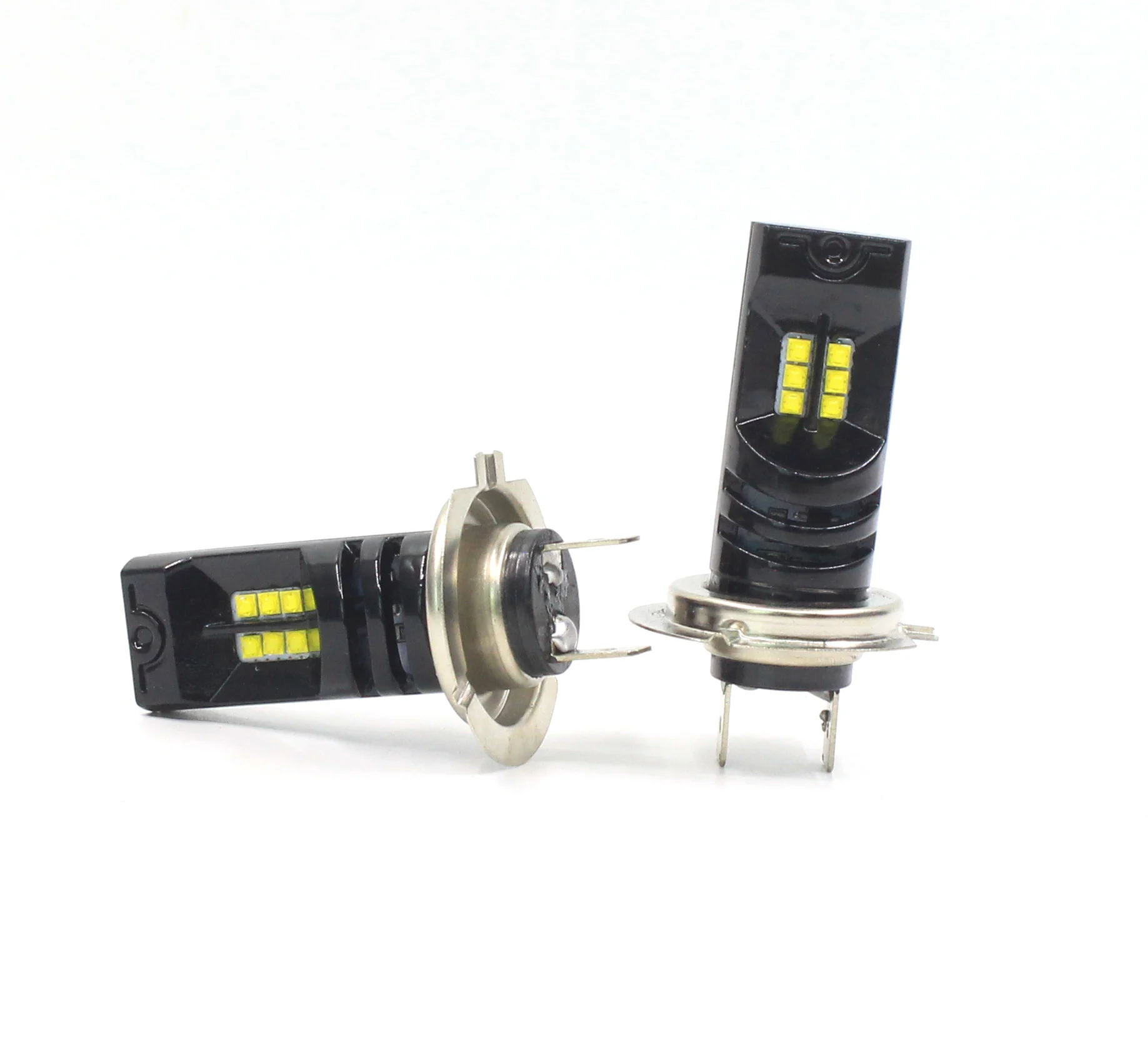 2 шт. 2525 H7 12SMD Автомобильный светодиодный фары противотуманные лампочки