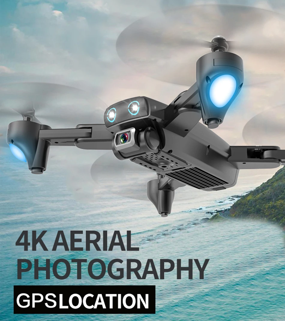 S167 gps Дрон 4K 5G wifi 1080P FPV камера дроны gps следуем за мной высота держать широкоугольный Квадрокоптер с камерой складной Радиоуправляемый Дрон