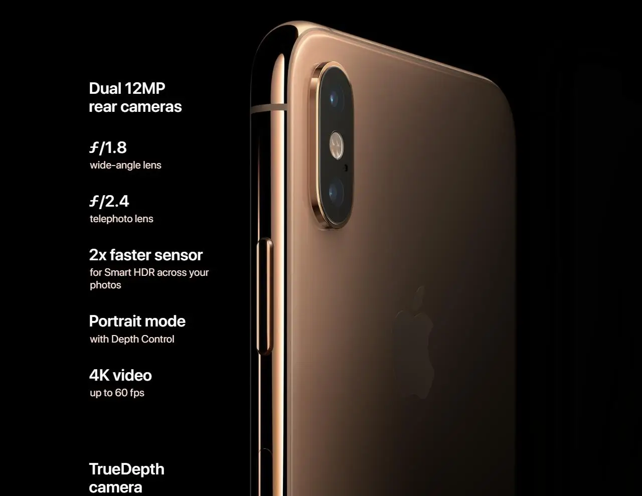 Apple iPhone XS MAX 5.8"/6.5“” RAM 4GB ROM 64GB/256GB/512GB Smartphone Hexa Core IOS A12 Bionic NFC LTE 4G Unlocked Used Phone free apple cell phones