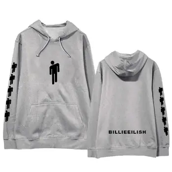 

Mainlead Billie Eilish Cap Hoodie New Fashion Print Sweatshirt Cartoon Pattern Cotton Pullover