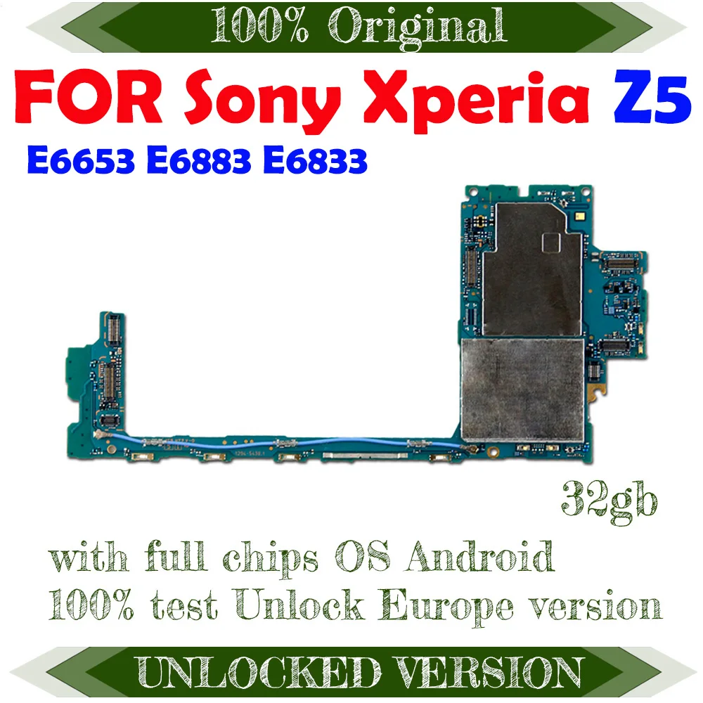 Материнская плата для Sony Xperia Z5 E6653 E6883 E6833 материнская Logic оригинальная
