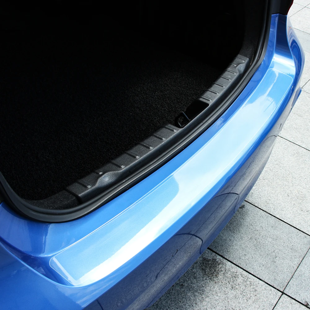 Autocollants de seuil de porte de voiture Universel Transparent Pare-chocs  Spoiler Bord Film de protection