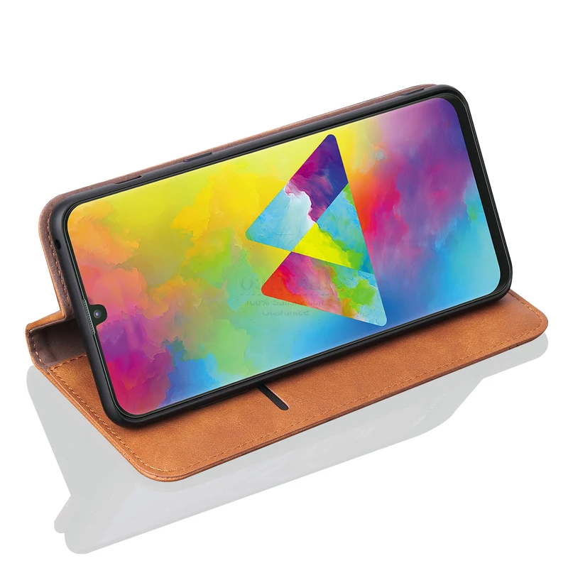 Откидная крышка для samsung Galaxy M30S M30, кошелек, роскошный магнитный штатив для карт, Обложка для книг, винтажный кожаный повседневный чехол для телефона, Fundas