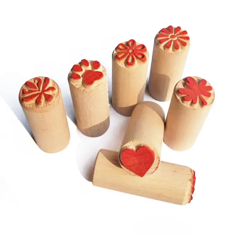 

Cookie Embossing Stamp Wooden Dessert Decorating Stamp cake stamp Kitchen Baking Pastry Seal Stamp Biscuit mouldn