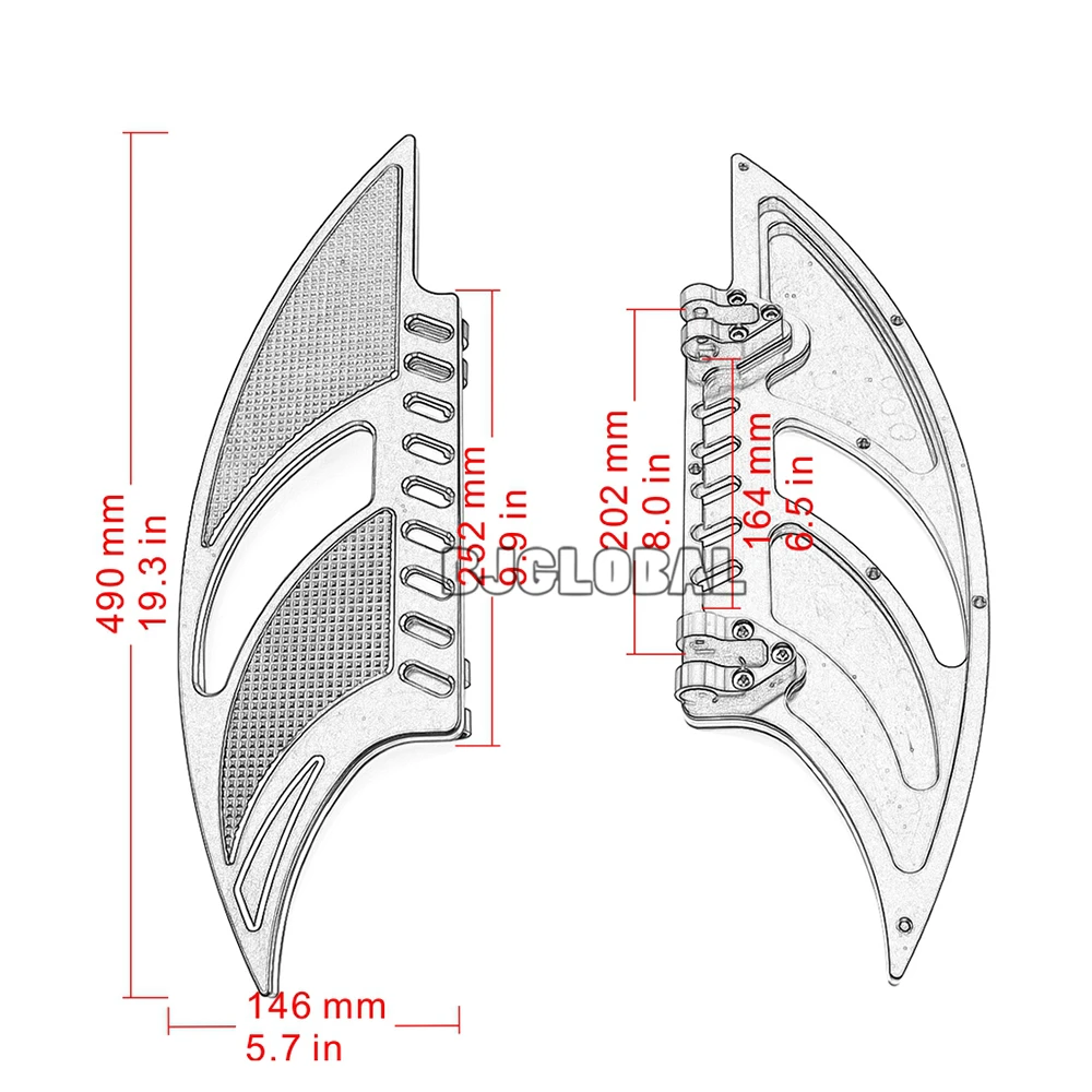 Подножка педаль подножки пластина Запчасти для Harley Touring Softail FL 1986- Dyna FLD аксессуары для мотоциклов