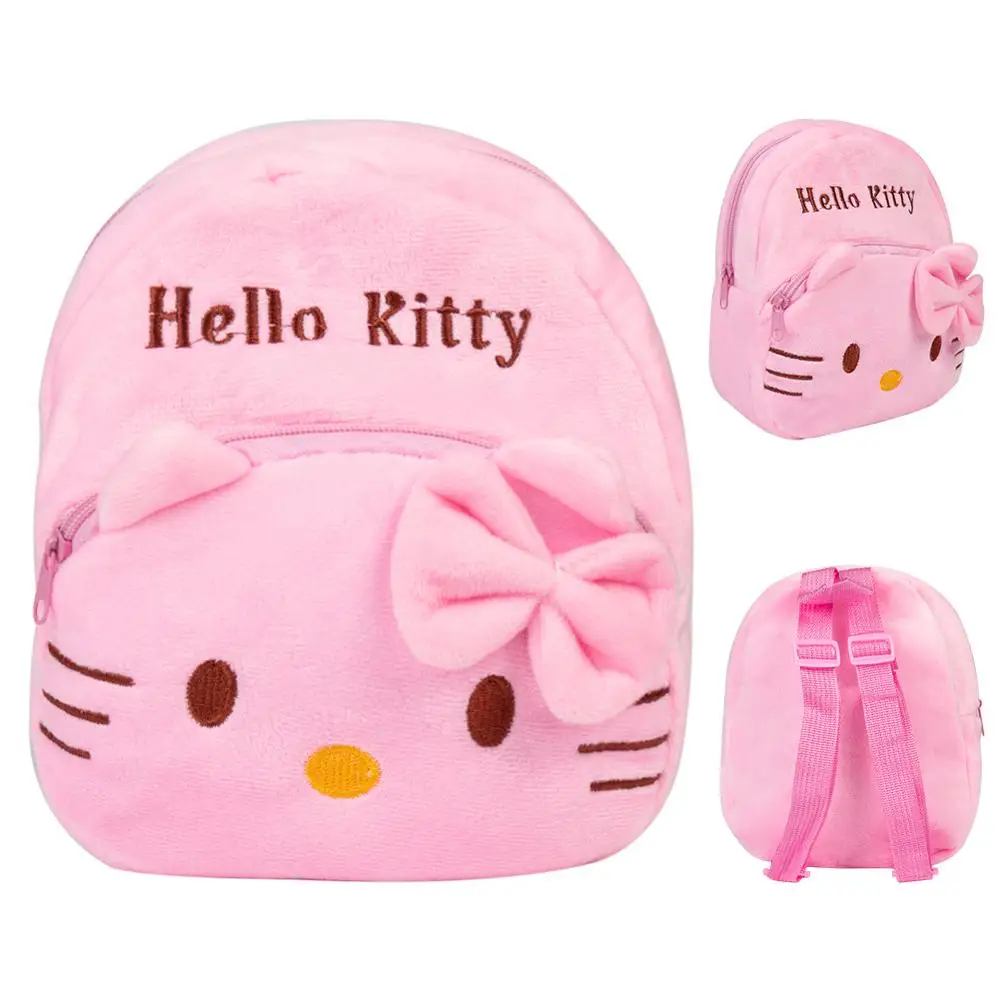 Горячая Распродажа Детский плюшевый рюкзак Hello Kitty для мальчиков и девочек |