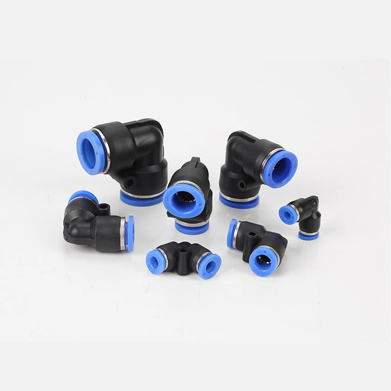 

L Shaped Elbow 10mm 8mm 6mm 12mm 4mm OD Hose Tube One Touch Push in Air Pneumatic Connector Fittings Plastic Gas Quick Fitting