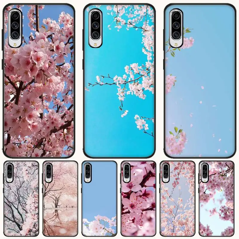 

LJHYDFCNB peach blossom Customer High Quality Phone Case For Samsung A10 20 30 40 50 70 10S 20S 2 Core C8 A30S A50S