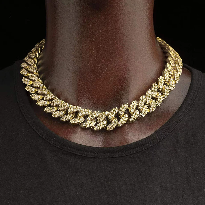 Cuban Chain Bracelet Men Jewlery Pave 