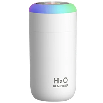 

USB Air Humidifier Ultrasonic Aroma Diffuser Car Mist Maker with 7 Colors LED Lights Mini Office Air Purifier