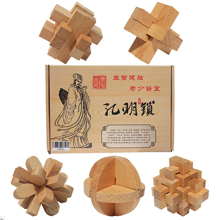 Бук kongming Замок Набор из 5 классических обучающих игрушек kongming замок детские подарки Обучающие деревянные принадлежности игрушки