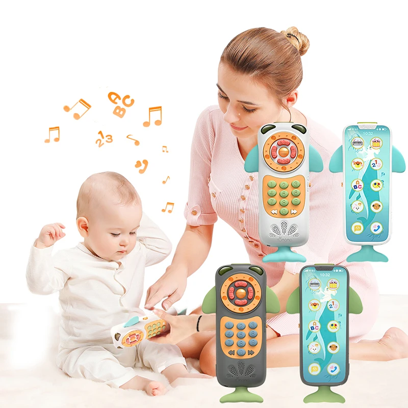 Детский мобильный телефон игрушки для ребенка музыкальный телефон Раннее Обучение телефон дети музыкальные игрушки Дети