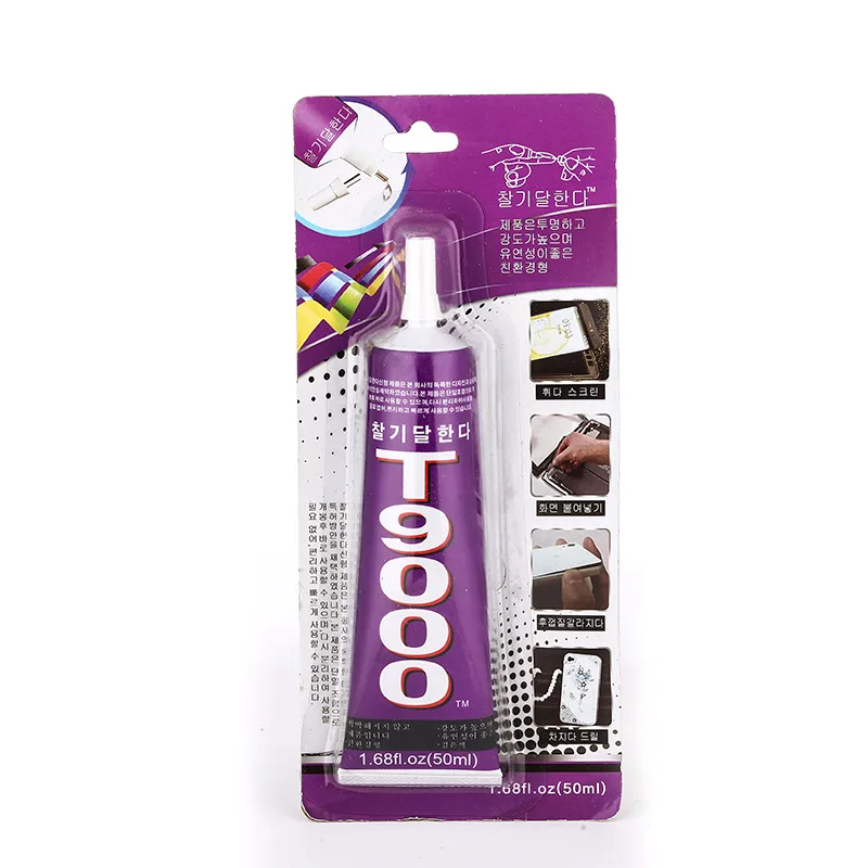

50ml T9000 Transparent Liquid Glue More Powerful New Epoxy Resin Adhesive Sealant Handset Touch Screen Repair Tool (1pcs Glue)