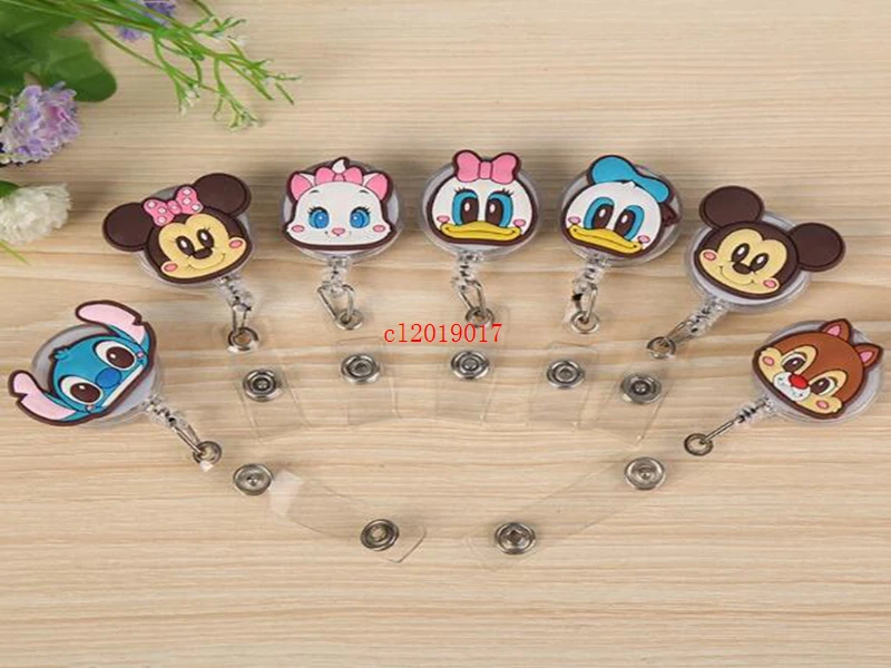Cartoon cute easy to pull buckle card clip waterproof card expansion clip