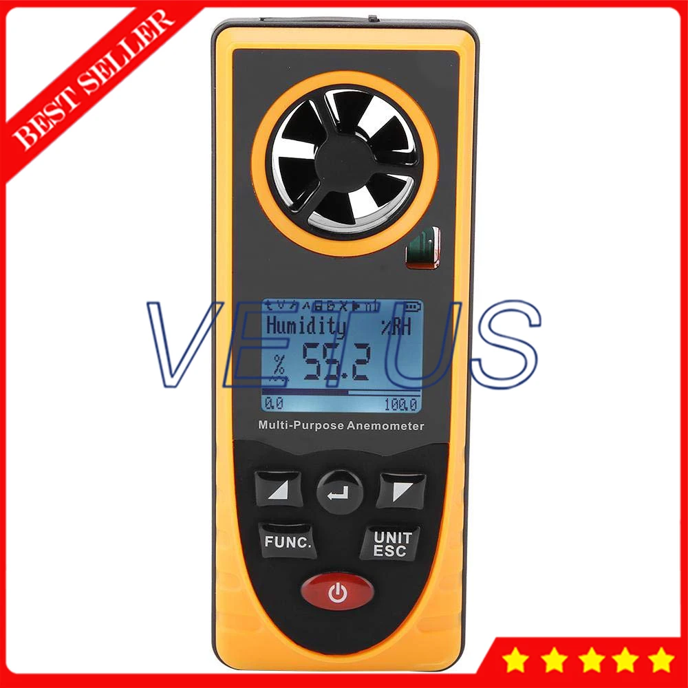 GM8910 multifunctional low price anemometer with wind chill dew point barometric pressure tester |