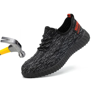

Steel Toe Shoes Safety shoes Industrial Construction Work Safety Lightweight Construction Working Shoes for Hiking Trail Tennis