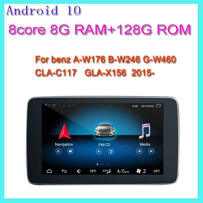 9-дюймовый Android 10 автомобильный радиоприемник для Mercedes benz A class W176 G W460 GLA X156 CLA C117 CLS