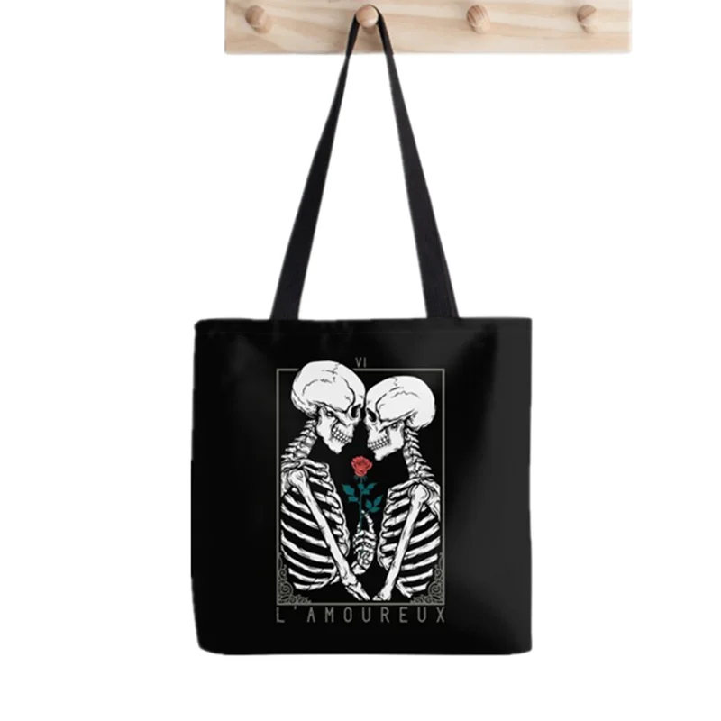 2021 Shopper Happy London Tote Bag Print Tote Bag women Harajuku shopper handbag girl Shoulder shopping bag Lady Canvas Bag