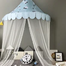 Детская игровая палатка, нордическая детская балдахина, кровати принцессы, розовый, голубой, игровой домик, Tipi Enfant, украшение детской комнаты, подарок на день детей