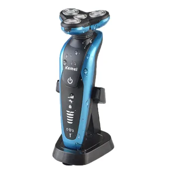 

Kemei Electric Shaver for Men Washable 3D Floating Blades Rechargeable Multifunctional 3 In1 Beard Trimmer Razor Machine F30