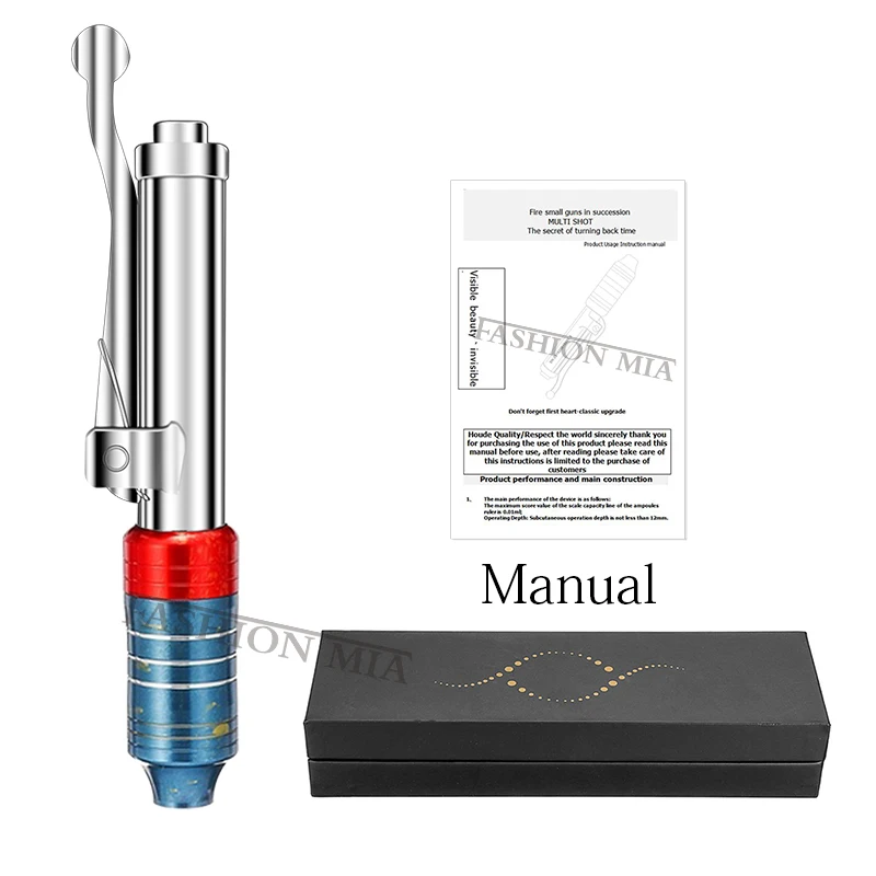 1pcs blue pen Наполнитель гиалуроновой кислоты 0,3 мл мезо губ инъекции ручка для увеличения губ кожный наполнитель сыворотка золото мезотерапия инъекции пистолет - Номер модели: 1pcs blue pen