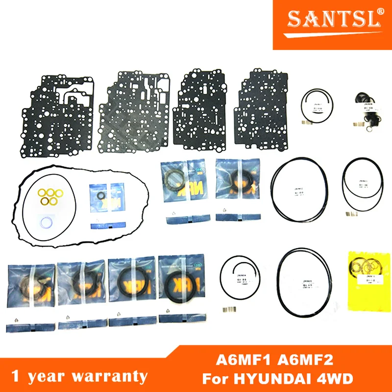 

A6MF1 A6MF2 Automatic Transmission Overhaul Rebuild Kit Seals Gaskets Fit For Hyundai 4WD 2010-ON Transnation