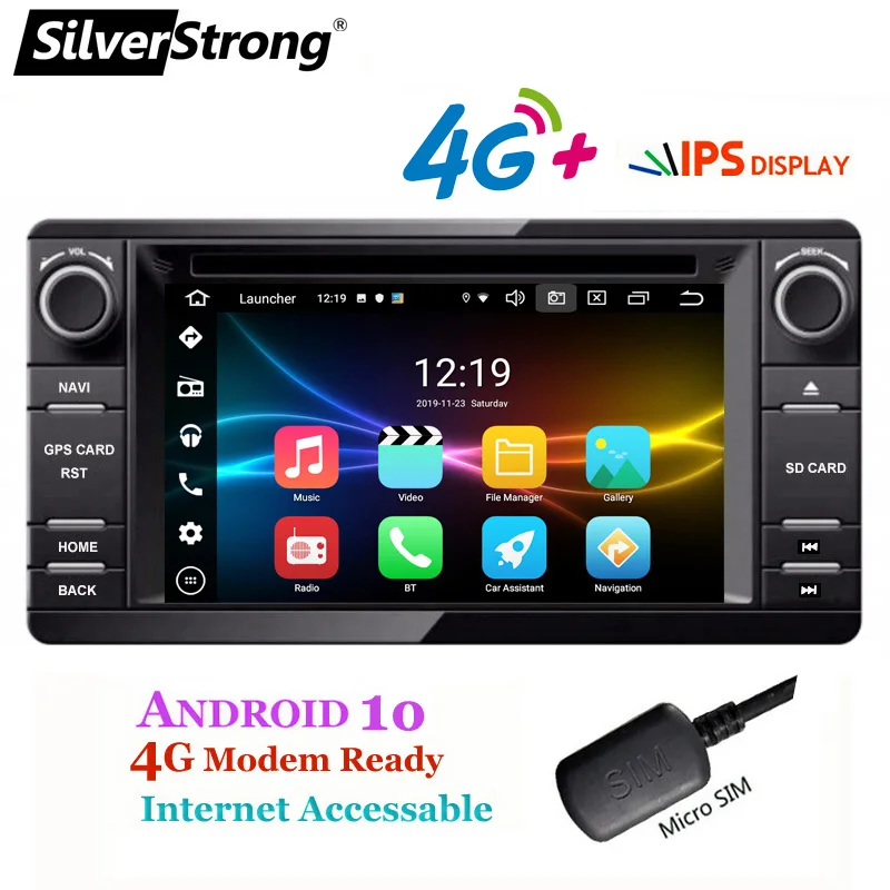 DVD проигрыватель SilverStrong на базе Android 2014 2din GPS для MITSUBISHI OUTLANDER 2017 Outlander Pajero CARPLAY DAB +