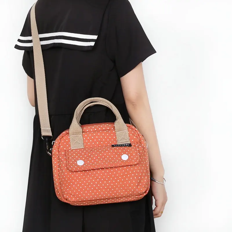 

Sansebuding Shoulder Bag Women's 2019 New Style Hong Kong Style Versatile INS Shoulder Bag Literature And Art Retro Canvas Bag