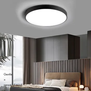 

Led Ceiling lamp For Living Room Bedroom Study Room Home Deco AC85-265V Modern White/Black surface mounted Round Ceiling Lamp