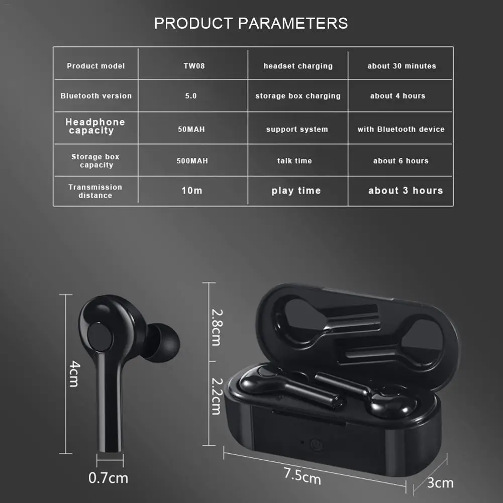 33 языковой перевод Bluetooth гарнитура TWS5.0 стерео активное шумоподавление с зарядным ящиком спортивные наушники для перевода