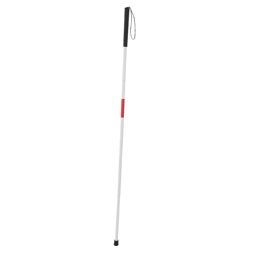 AntiSkid White Cane Aluminum Folding Cane For The Blind(fold Down 4 Section) AntiSkid White Cane Aluminum Folding Cane For The Blind(fold Down 4 Section)