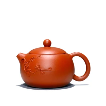 

Ancient Yue Tang Yixing Dark-red Enameled Pottery Teapot Pure Manual Household Will Capacity Kungfu Online Teapot Suit Zhu