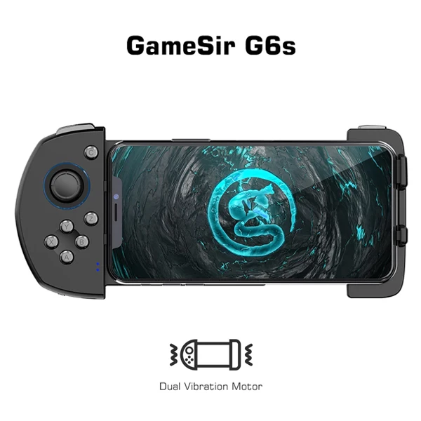  GameSir G6/G6s Vibrating Mobile Gaming Touchroller Wireless Controller Bluetooth Gamepad For iOS iP