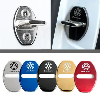

For Volkswagen VW golf 7 MK2 MK3 MK4 MK6 MK7 polo passat Car-Styling car door lock cover Auto Emblems Case Accessories