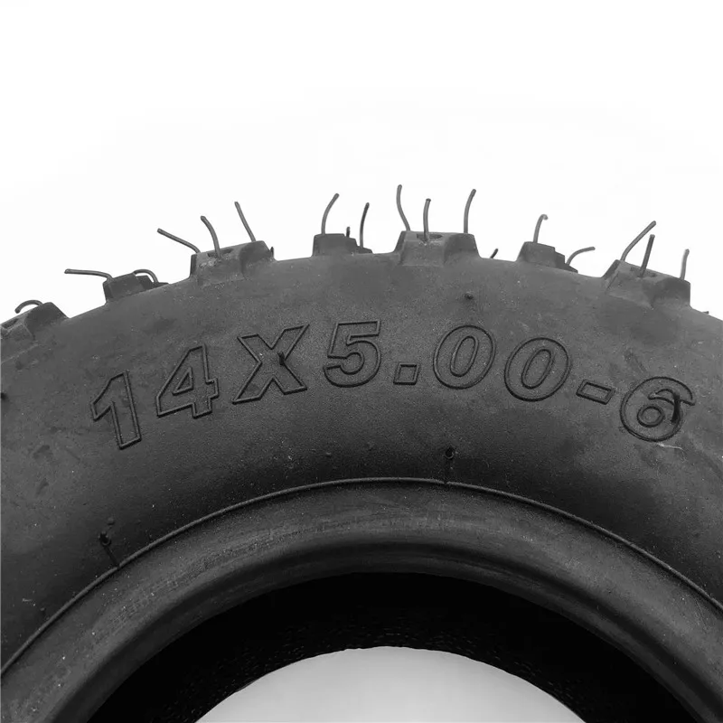 6 дюймов ATV шин 14x5. 00-6 четыре колеса vehcile для 50cc 70cc 110cc маленький ATV передние или задние колеса квадроцикл Багги косилка Go-kart багги