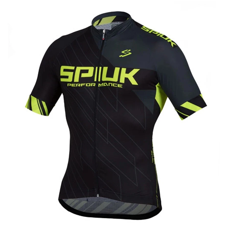 thumbnail image 1 of Spiukful - Maillot de ciclismo para hombre, manga corta, transpirable, para ciclismo de montaña, 1 of 4