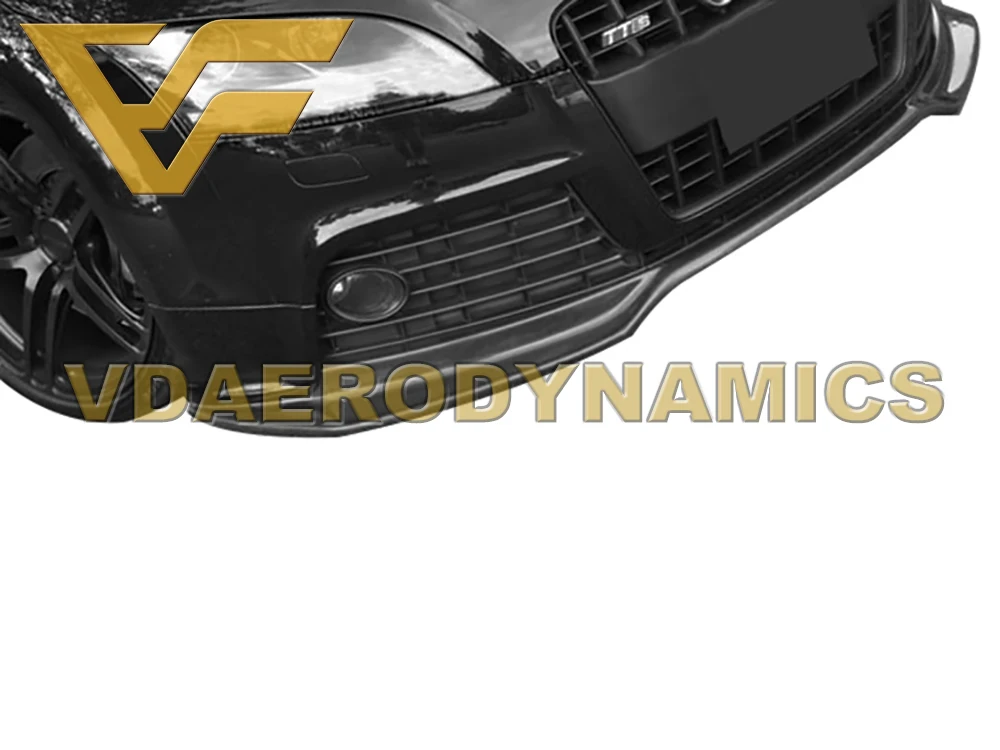 Подходит для 08-14 Audi TT TTS VAD-S из углеродного волокна передний губной разветвитель задний губной диффузор Бампер Комплект-2 стиля на выбор