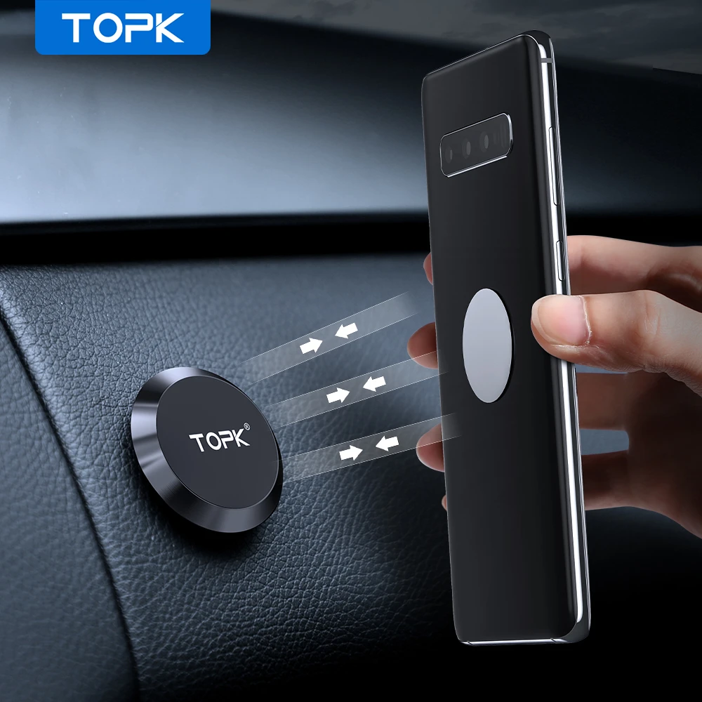 TOPK Universal Car Phone Holder Cell Phone Stand Air Vent Mount GPS Stand in Car