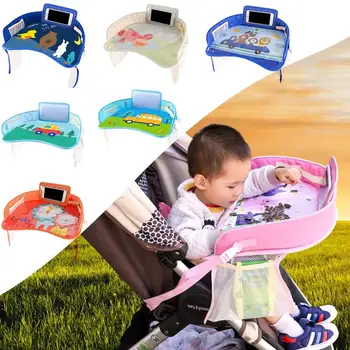 

Car Baby Safety Seat Tray Child Car Storage Small Table Waterproof Pallet Multi-Function Tray Cart Oxford Cloth
