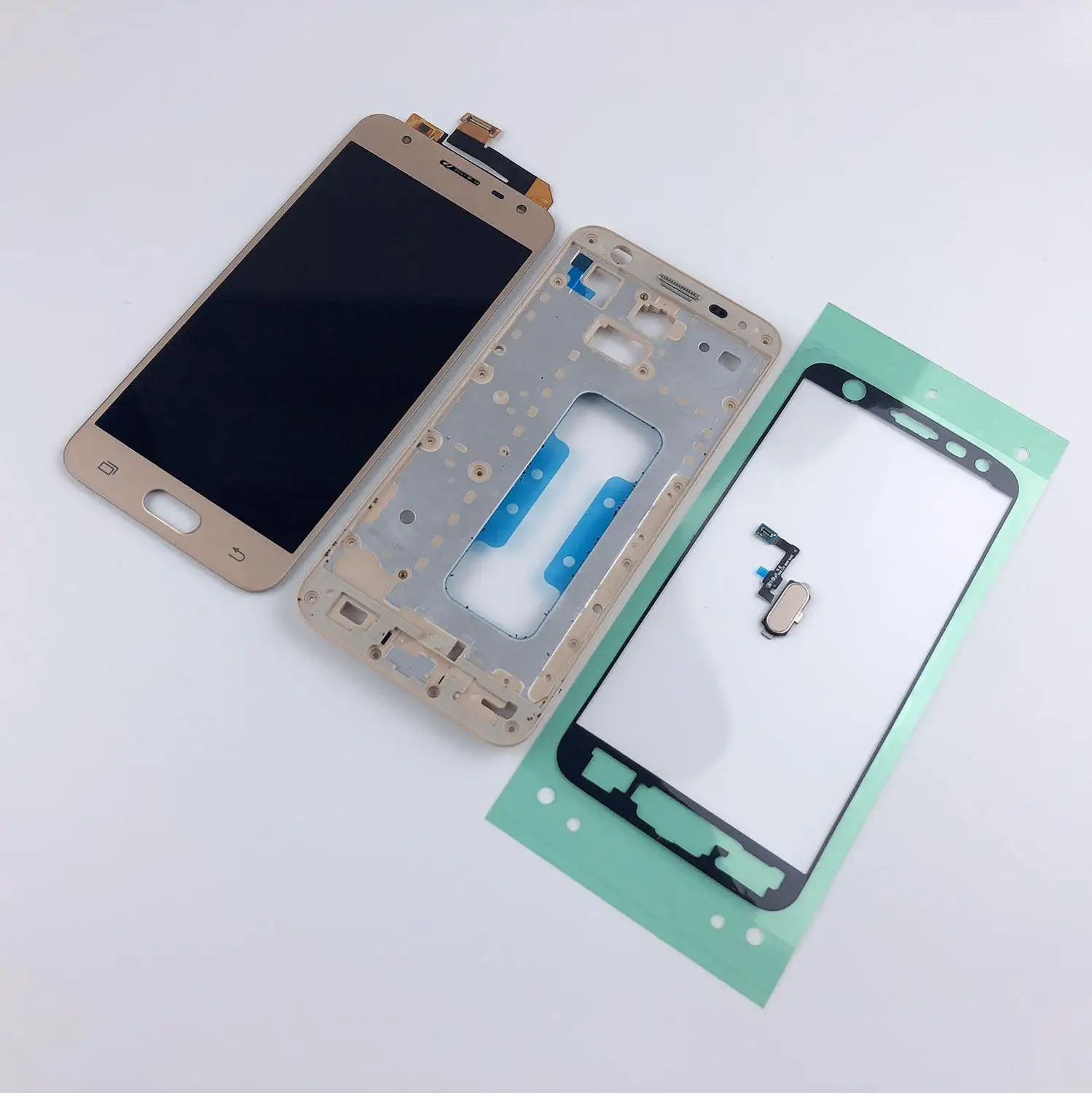 

LCD Screen For SAMSUNG Galaxy J5 Prime G570 SM-G570F On5 2016 G5700 LCD Display+Home Button+Front Frame Cover+Adhesive+Tools