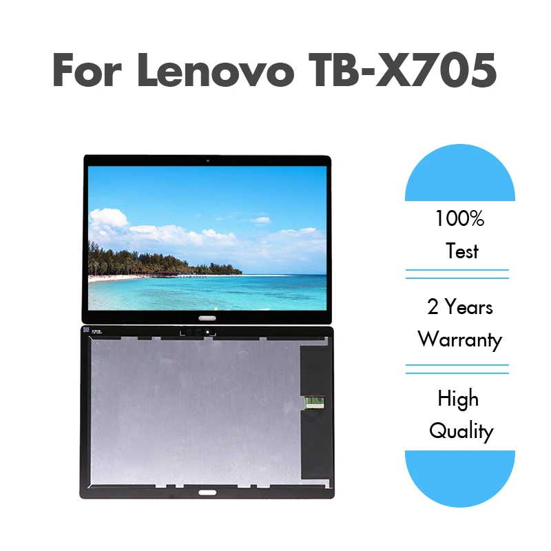 Оригинальный Для Lenovo Tab P10 Tab5 10 Plus дисплей сенсорный экран дигитайзер сборка TB X705