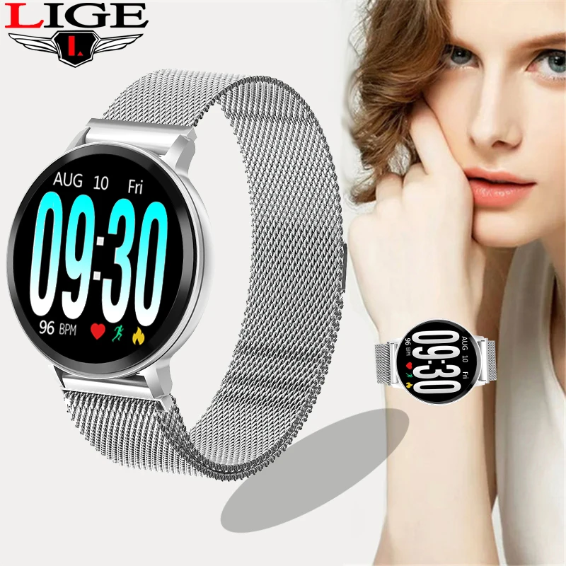 

Smart Watch Women Waterproof Fitness Tracker Heart rate Blood Pressure Monitor Pedometer Sport Bracelet Smart wristband Fit bit